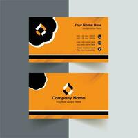 Business Card design Modern and Creative visiting Card Template. vector