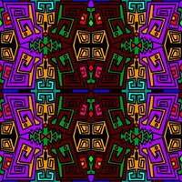 african print fabric. vector seamless tribal pattern. photo