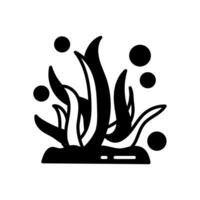 Seaweed icon in vector. Illustration vector