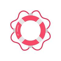 Lifebuoy icon in vector. Illustration vector