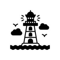 LightHouse icon in vector. Illustration vector