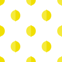 sans couture modèle avec Frais citrons dans plat style png