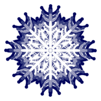 Digital illustration of blue snowflake Winter design Digital illustration for various designs, cards and backgrounds, birthdays and holidays, textile production, printing on packaging, wrapping paper png