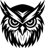 Owl - Minimalist and Flat Logo - Vector illustration