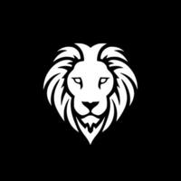 Lion - Black and White Isolated Icon - Vector illustration