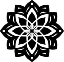 Mandala, Minimalist and Simple Silhouette - Vector illustration