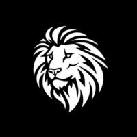 Lion, Minimalist and Simple Silhouette - Vector illustration