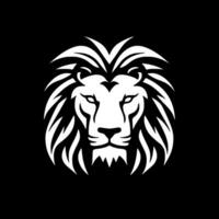 Lion, Minimalist and Simple Silhouette - Vector illustration