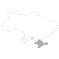 Ukraine map. Map of Ukraine in high details on white color png