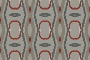 Motif Ikat Seamless Pattern Embroidery Background. Ikat Stripes Geometric Ethnic Oriental Pattern traditional.aztec Style Abstract Vector design for Texture,fabric,clothing,wrapping,sarong.