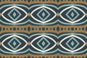 ikat sin costura modelo bordado antecedentes. ikat triángulo geométrico étnico oriental modelo tradicional. ikat azteca estilo resumen diseño para impresión textura,tela,sari,sari,alfombra. vector