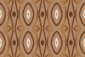 Motif Ikat Paisley Embroidery Background. Ikat Stripes Geometric Ethnic Oriental Pattern Traditional. Ikat Aztec Style Abstract Design for Print Texture,fabric,saree,sari,carpet. vector