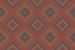 Simple ethnic design in the Philippines. traditional patterned Native American art It is a pattern created by combining geometric shapes. Create beautiful fabric patterns. Design for print. vector