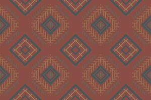 Simple ethnic design in the Philippines. traditional patterned Native American art It is a pattern created by combining geometric shapes. Create beautiful fabric patterns. Design for print. vector