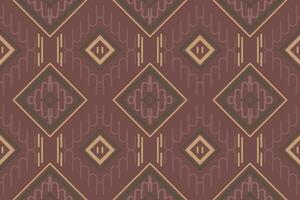 Simple ethnic design drawing. Traditional ethnic patterns vectors It is a pattern created by combining geometric shapes. Create beautiful fabric patterns. Design for print.