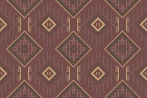 Simple ethnic design drawing. Traditional ethnic patterns vectors It is a pattern created by combining geometric shapes. Create beautiful fabric patterns. Design for print.