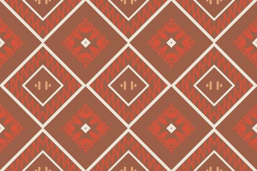 Ethnic pattern Philippine textile. traditional patterned old saree dress design It is a pattern created by combining geometric shapes. Create beautiful fabric patterns. Design for print. vector