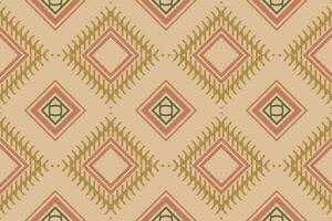 Ethnic pattern wallpaper. traditional patterned old saree dress design It is a pattern created by combining geometric shapes. Create beautiful fabric patterns. Design for print. vector