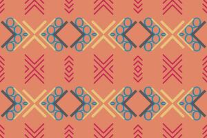 Ethnic pattern background. It is a pattern created by combining geometric shapes. Create beautiful fabric patterns. Design for print. vector