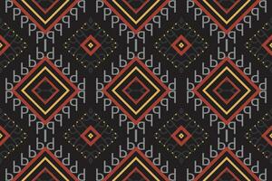 Ethnic pattern Philippine textile. traditional pattern background It is a pattern created by combining geometric shapes. Create beautiful fabric patterns. Design for print. vector