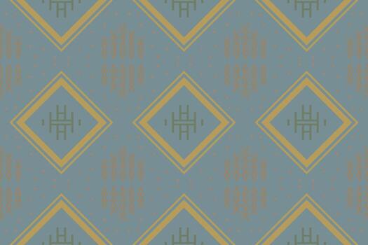 Ethnic pattern wallpaper. traditional patterned vector It is a pattern created by combining geometric shapes. Create beautiful fabric patterns. Design for print.