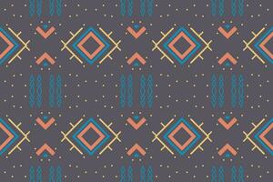 Ethnic pattern background. Geometric ethnic pattern traditional Design It is a pattern created by combining geometric shapes. Create beautiful fabric patterns. Design for print. vector