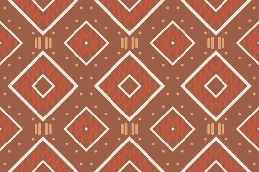 Ethnic pattern Philippine textile. traditional patterned vector It is a pattern created by combining geometric shapes. Create beautiful fabric patterns. Design for print.