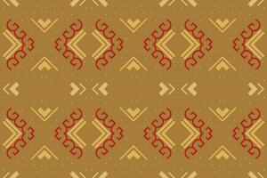 Ethnic pattern design. traditional patterned Native American art It is a pattern created by combining geometric shapes. Create beautiful fabric patterns. Design for print. vector