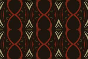 Ikat Damask Paisley Embroidery Background. Ikat Vector Geometric Ethnic Oriental Pattern Traditional. Ikat Aztec Style Abstract Design for Print Texture,fabric,saree,sari,carpet.