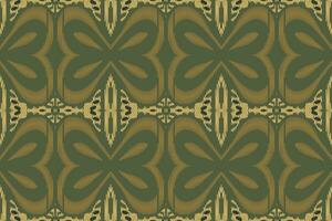 ikat floral cachemir bordado antecedentes. ikat flores geométrico étnico oriental modelo tradicional. ikat azteca estilo resumen diseño para impresión textura,tela,sari,sari,alfombra. vector