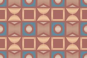 Ikat Floral Paisley Embroidery Background. Ikat Triangle Geometric Ethnic Oriental Pattern Traditional. Ikat Aztec Style Abstract Design for Print Texture,fabric,saree,sari,carpet. vector