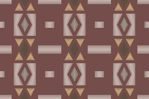 ikat sin costura modelo bordado antecedentes. ikat flor geométrico étnico oriental modelo tradicional.azteca estilo resumen vector ilustración.diseño para textura,tela,ropa,envoltura,pareo.