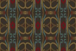 motivo ikat sin costura modelo bordado antecedentes. ikat vector geométrico étnico oriental modelo tradicional. ikat azteca estilo resumen diseño para impresión textura,tela,sari,sari,alfombra.