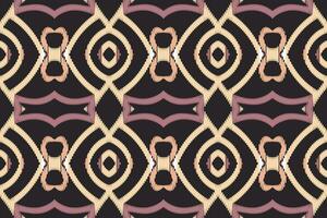 ikat sin costura modelo bordado antecedentes. ikat impresión geométrico étnico oriental modelo tradicional. ikat azteca estilo resumen diseño para impresión textura,tela,sari,sari,alfombra. vector