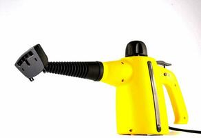 a yellow and black handheld vacuum cleaner photo