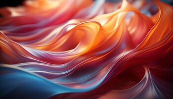 Abstract backdrop with vibrant colors, flowing wave pattern, and modern design generated by AI photo