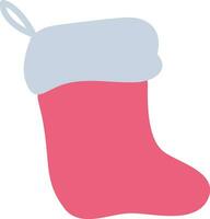 Sock Christmas decoration design holiday. vector