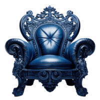 une bleu chaise isolé png