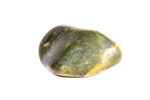 Macro mineral stone jasper on a white background photo