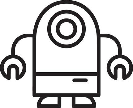 artificial inteligencia icono símbolo vector imagen. ilustración de el cerebro robot aprendizaje humano inteligente algoritmo diseño imagen.