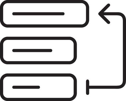 Artificial Intelligence icon symbol vector image. Illustration of the brain robot learning human smart algorithm design image.