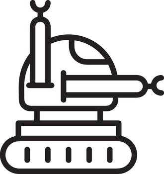 artificial inteligencia icono símbolo vector imagen. ilustración de el cerebro robot aprendizaje humano inteligente algoritmo diseño imagen.