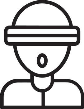 Artificial Intelligence icon symbol vector image. Illustration of the brain robot learning human smart algorithm design image.