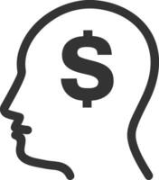 Money exchange payment icon symbol vector image. Illustration of the dollar currency coin graphic design image