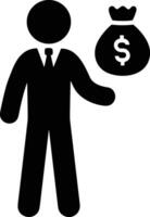 Money exchange payment icon symbol vector image. Illustration of the dollar currency coin graphic design image