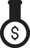 Money exchange payment icon symbol vector image. Illustration of the dollar currency coin graphic design image