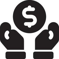 Money exchange payment icon symbol vector image. Illustration of the dollar currency coin graphic design image