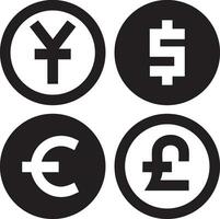 Money exchange payment icon symbol vector image. Illustration of the dollar currency coin graphic design image