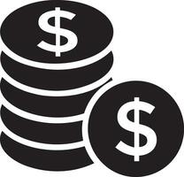 Money exchange payment icon symbol vector image. Illustration of the dollar currency coin graphic design image