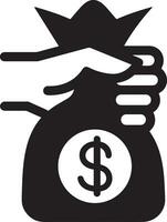 Money exchange payment icon symbol vector image. Illustration of the dollar currency coin graphic design image